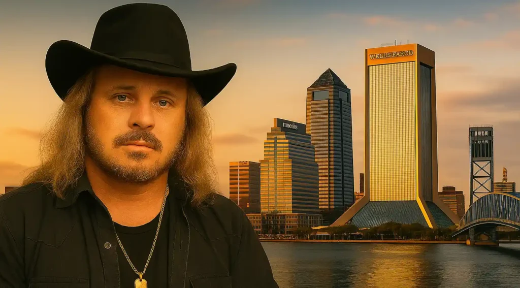 Ronnie Van Zant from Jacksonville, deceased member of the band Lynyrd Skynyrd.
