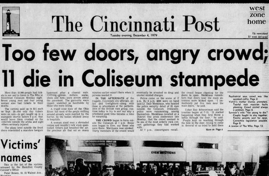 The Who Cincinnati 1979